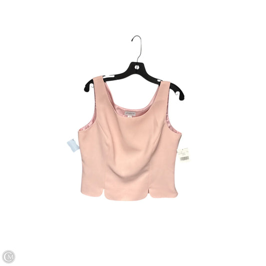 Top Sleeveless By Liz Claiborne In Pink, Size: 14