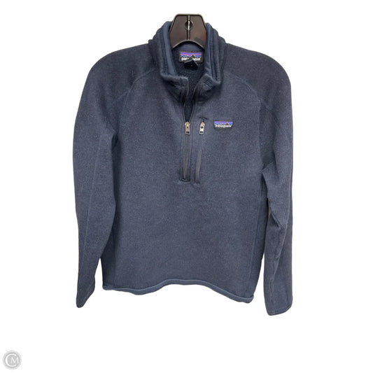 Jacket Fleece By Patagonia In Navy, Size: S