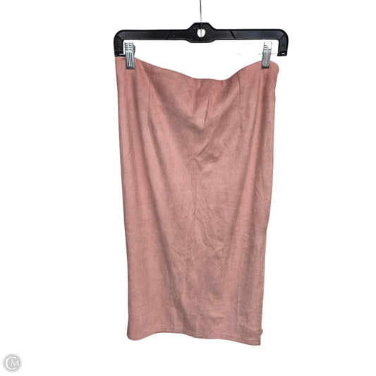 Skirt Midi By Fashion Nova In Pink, Size: Xl