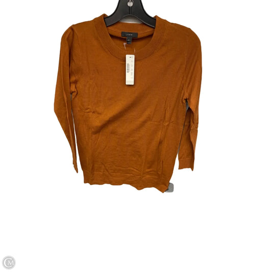 Top Long Sleeve By J. Crew In Orange, Size: S