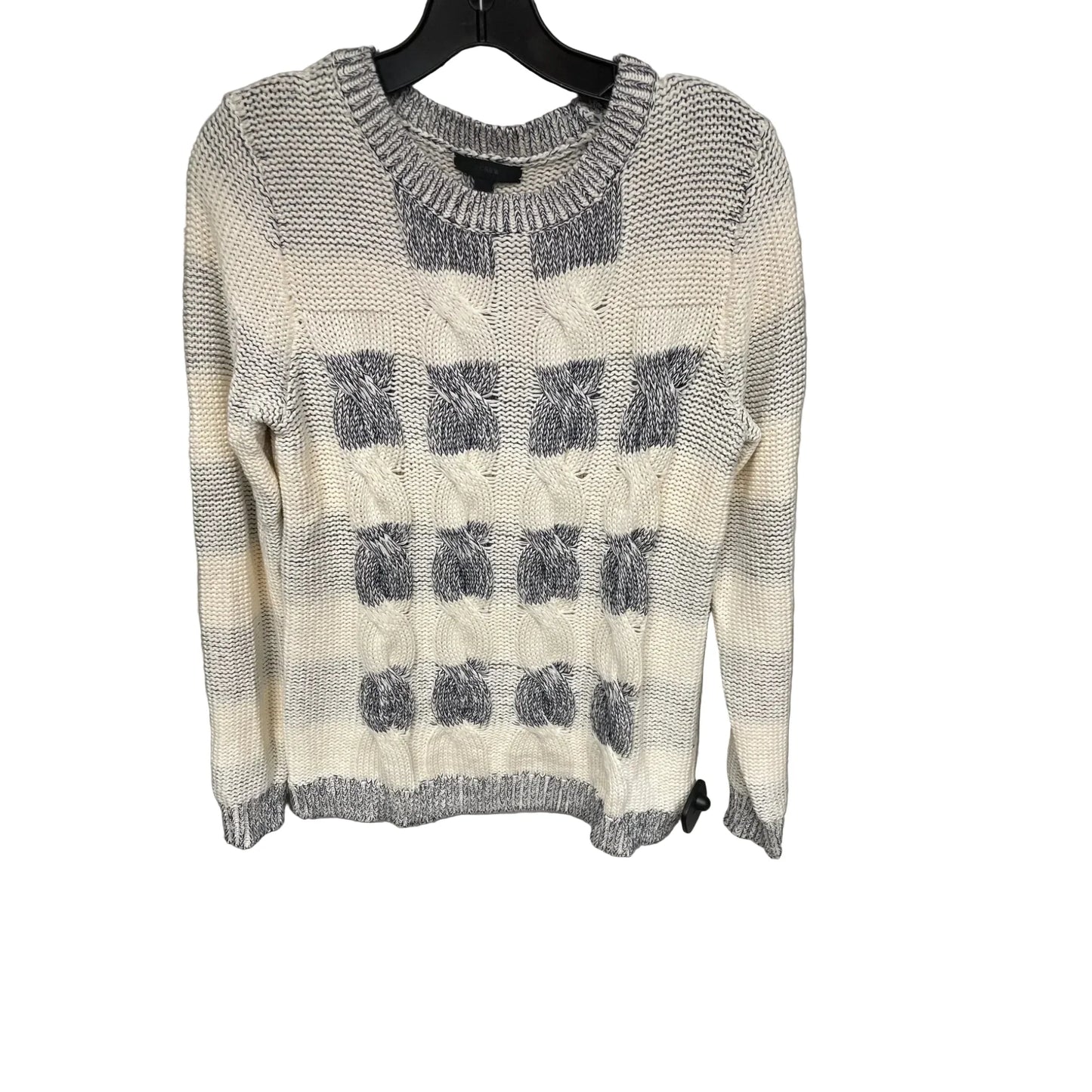 Sweater By J. Crew In Blue & Cream, Size: S
