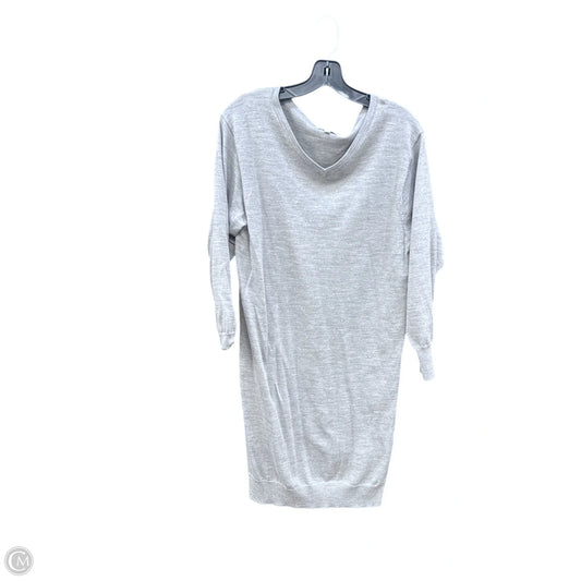 Dress Sweater By Uniqlo In Grey, Size: S