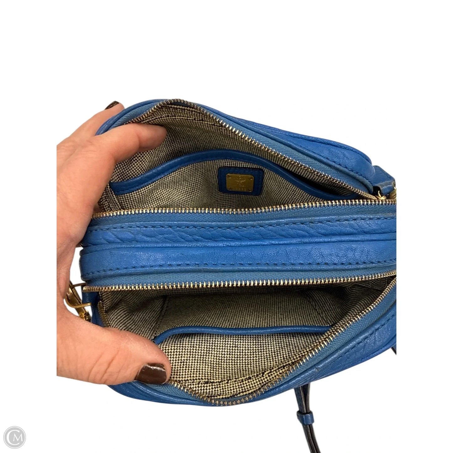 Crossbody Luxury Designer By Mcm, Size: Small