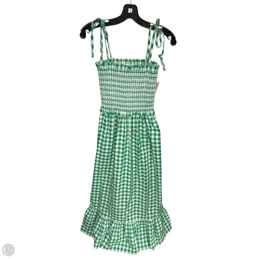 Dress Designer By Kate Spade In Checkered Pattern, Size: S