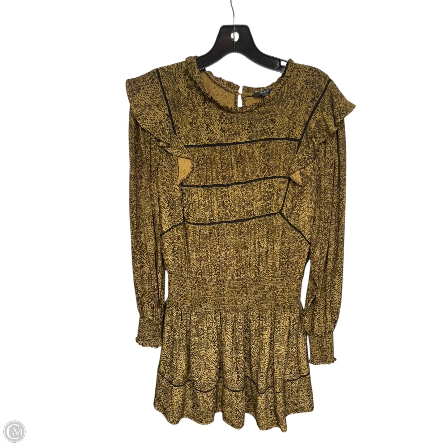 Dress Party Midi By Rails In Brown, Size: L