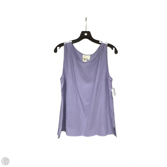 Top Sleeveless By Coldwater Creek In Purple, Size: L