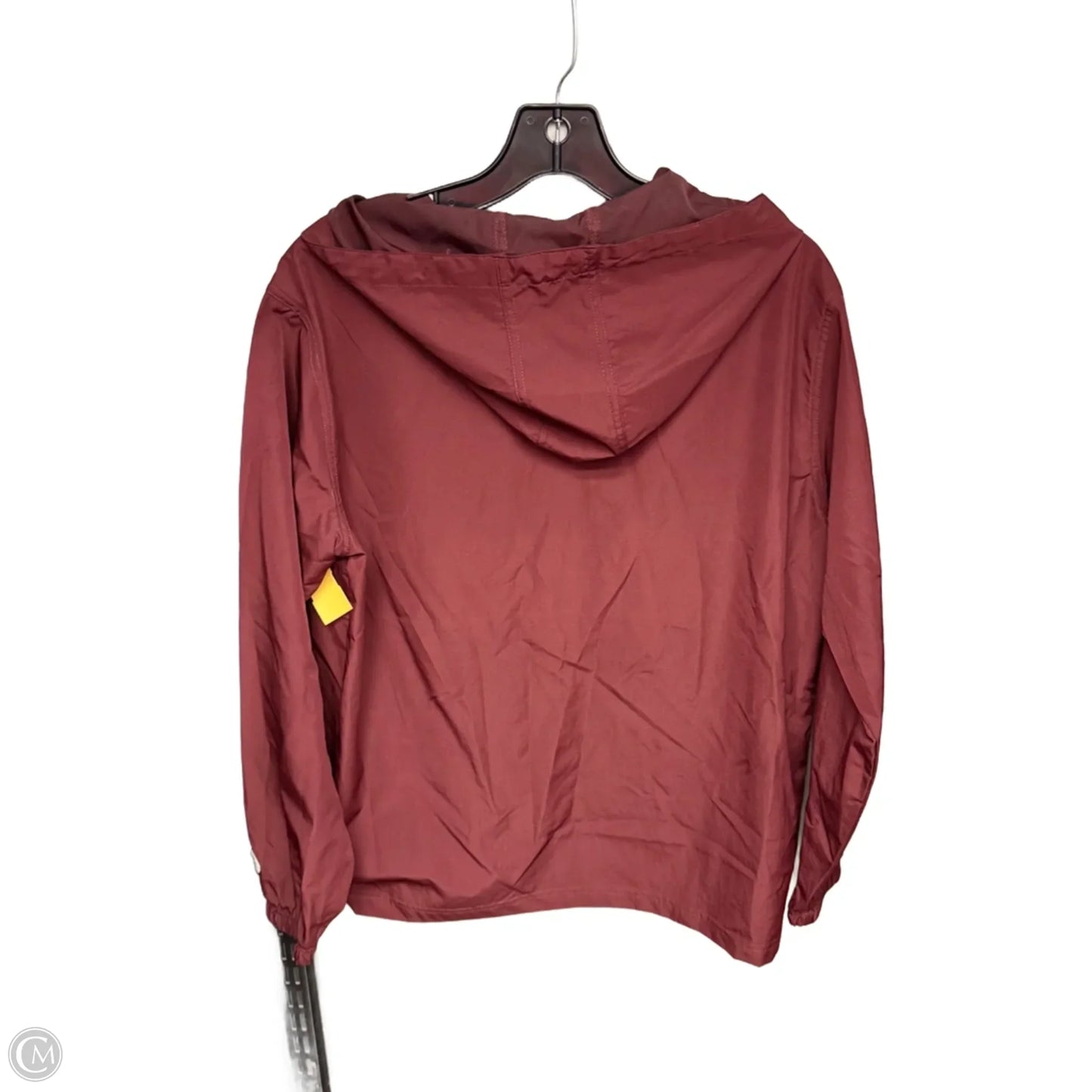 Athletic Jacket By Champion In Maroon, Size: Xl