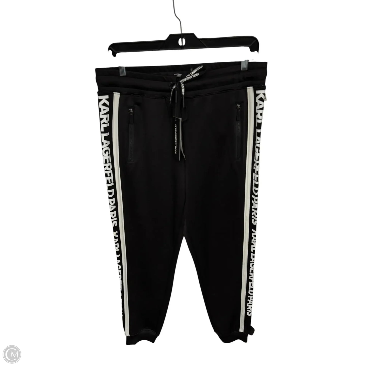 Pants Designer By Karl Lagerfeld In Black & White, Size: S