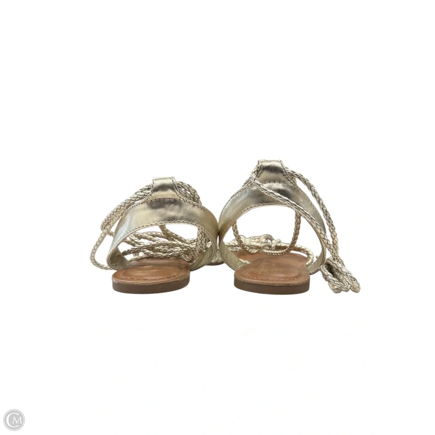 Sandals Flats By Mossimo In Brown, Size: 10