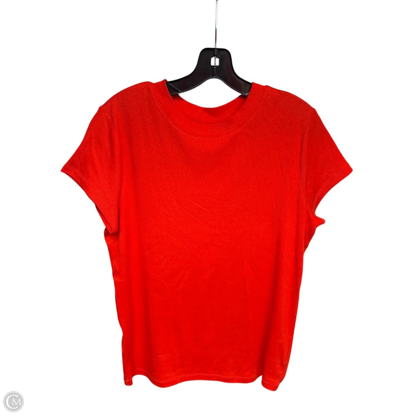 Top Short Sleeve By A New Day In Orange, Size: Xl