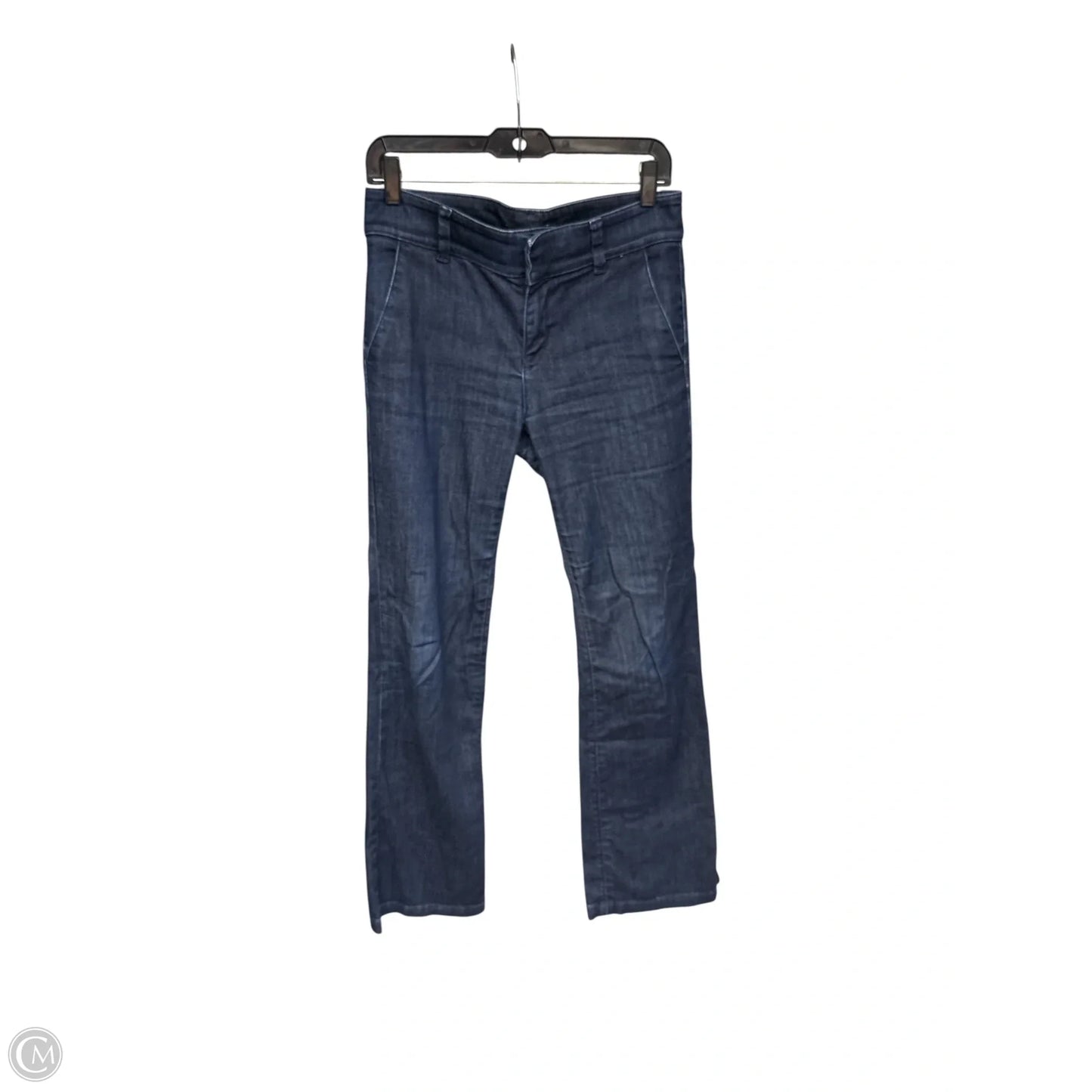 Jeans Straight By Ann Taylor In Blue Denim, Size: 4