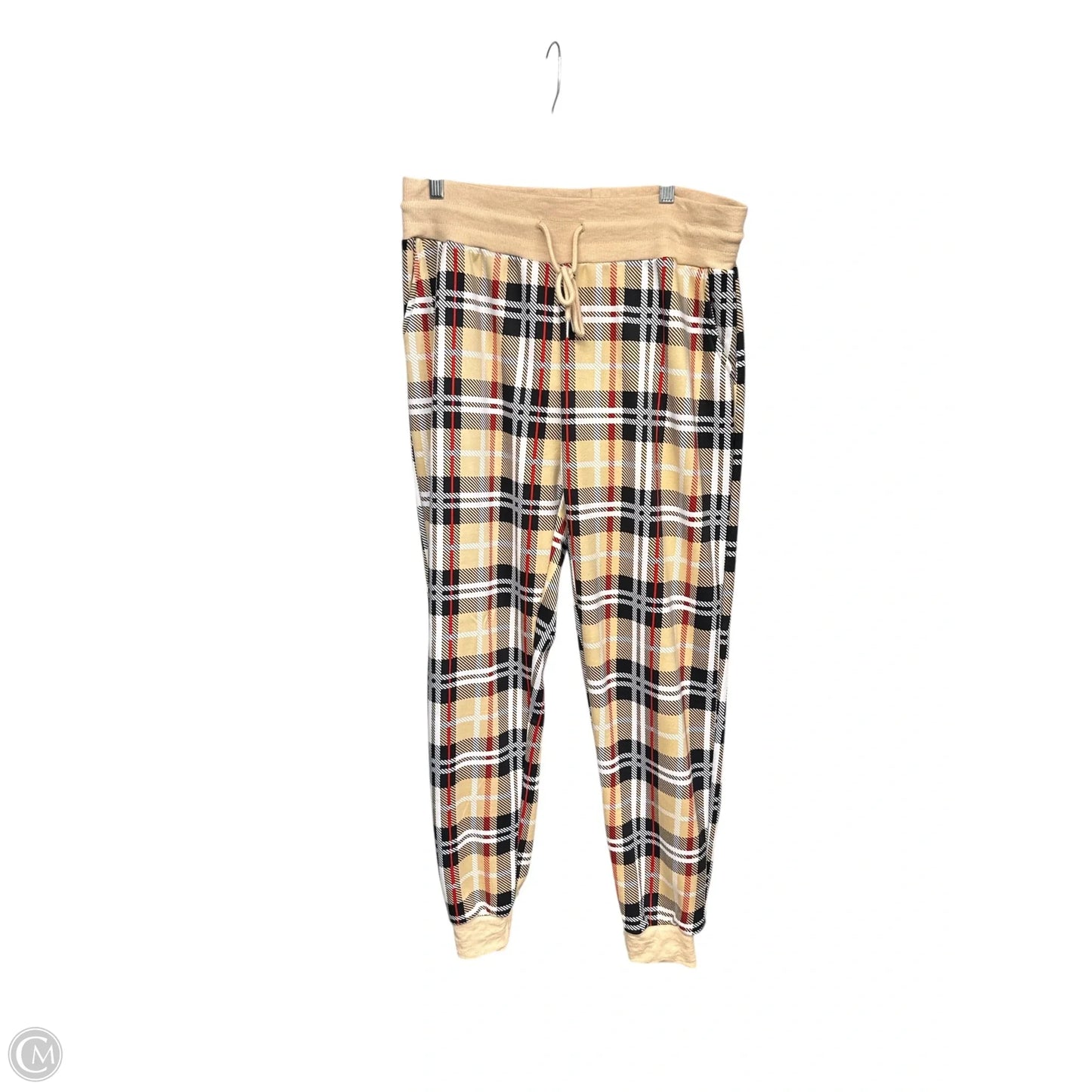 Pants Lounge By Clothes Mentor In Plaid Pattern, Size: 3x