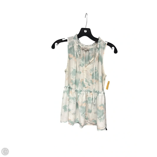 Top Sleeveless By Loft In Aqua, Size: Xxsp