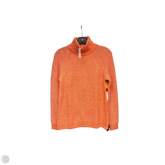 Sweater By Talbots In Orange, Size: S