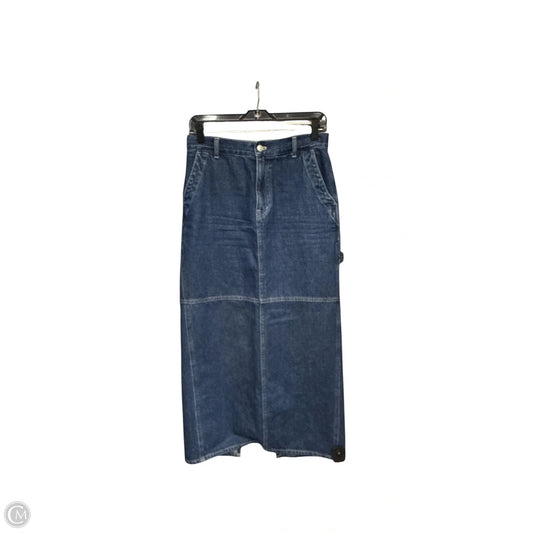 Skirt Maxi By Madewell In Blue Denim, Size: 26