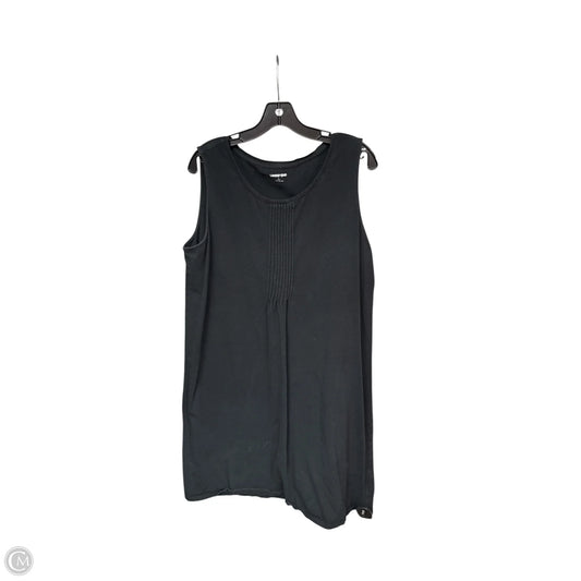 Dress Casual Midi By Lands End In Black, Size: L