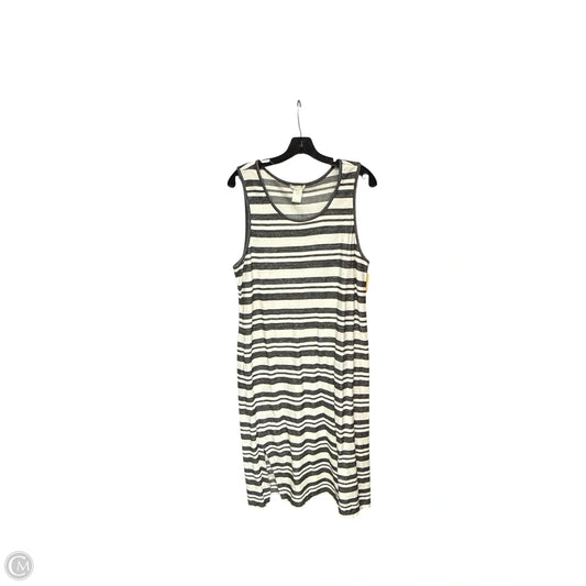 Dress Casual Midi By Matty M In Striped Pattern, Size: Xl