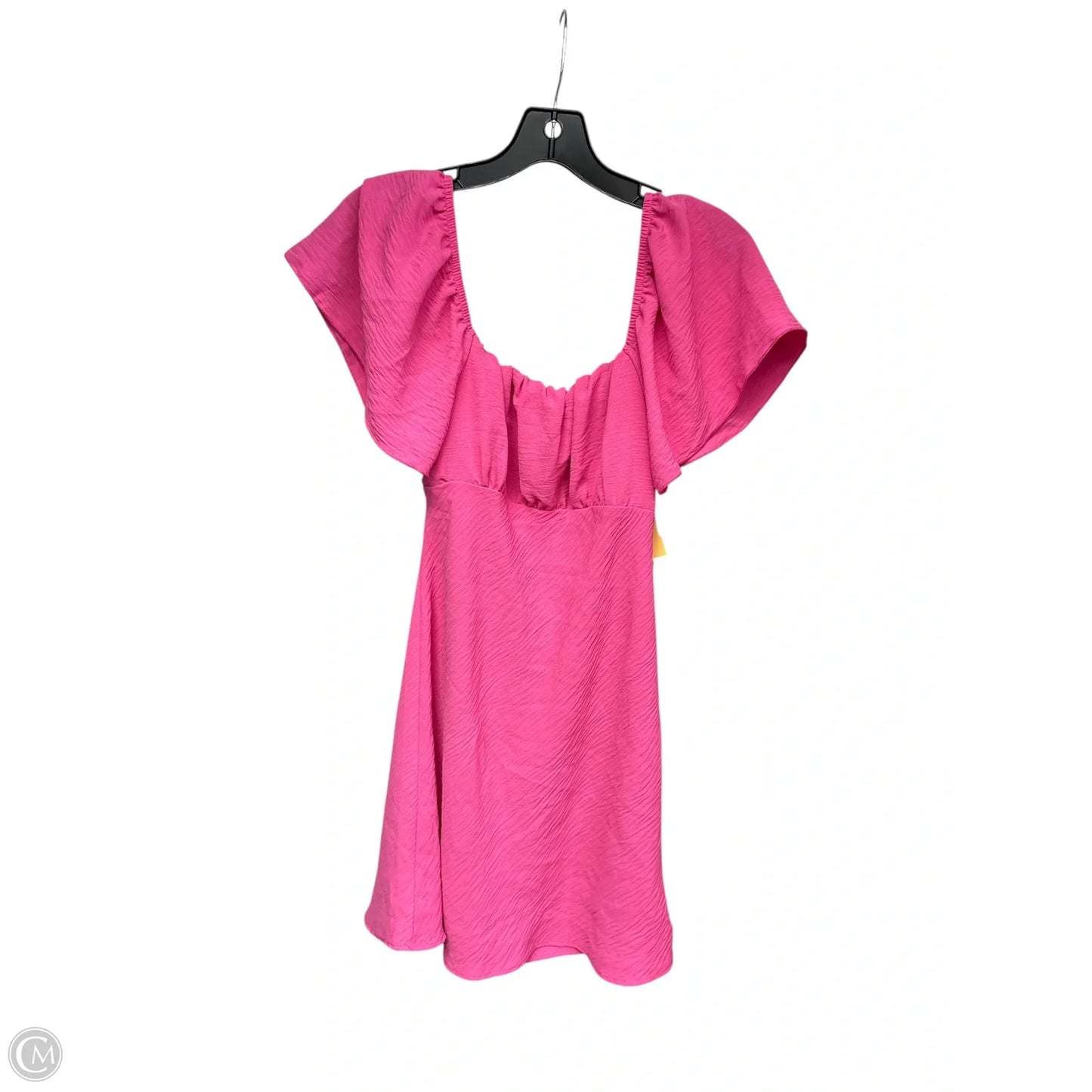Dress Casual Midi By Originality In Pink, Size: L