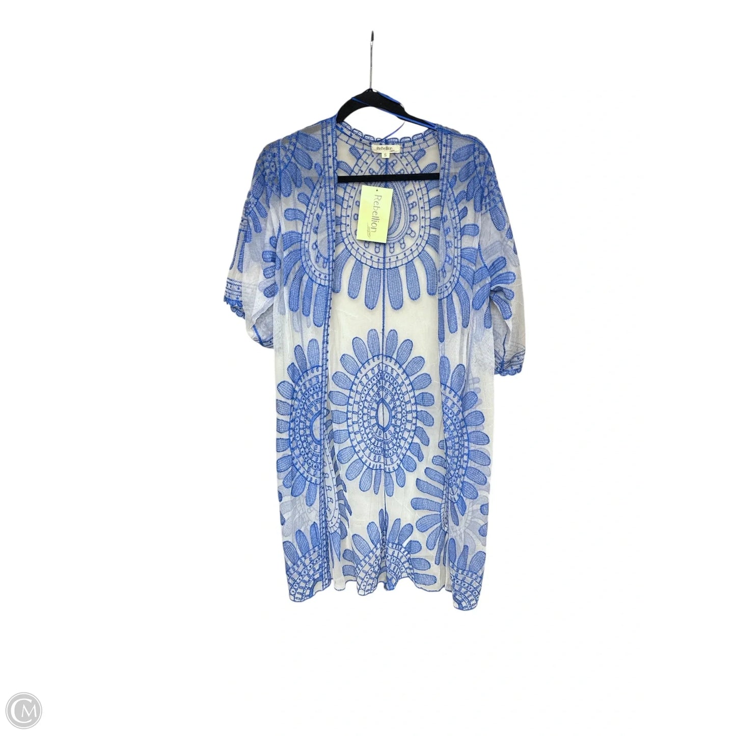 Shawl By Rebellion In Blue, Size: S