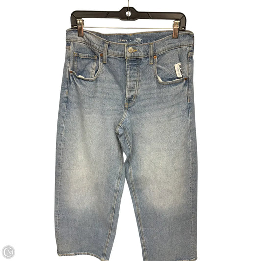 Jeans Wide Leg By Old Navy In Blue Denim, Size: 4