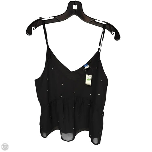Top Sleeveless By Old Navy In Black, Size: M