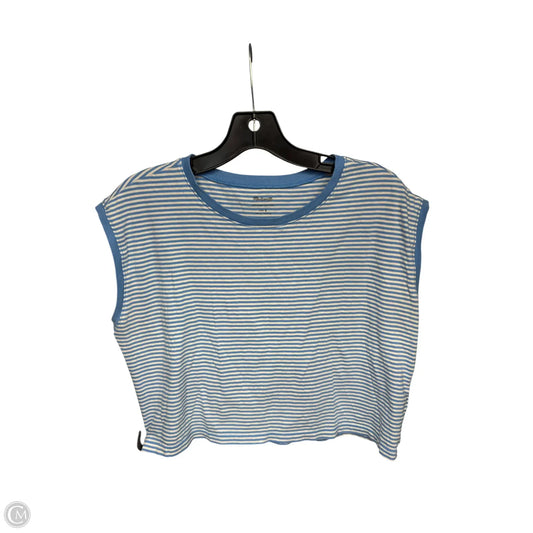 Top Sleeveless By Madewell In Striped Pattern, Size: S