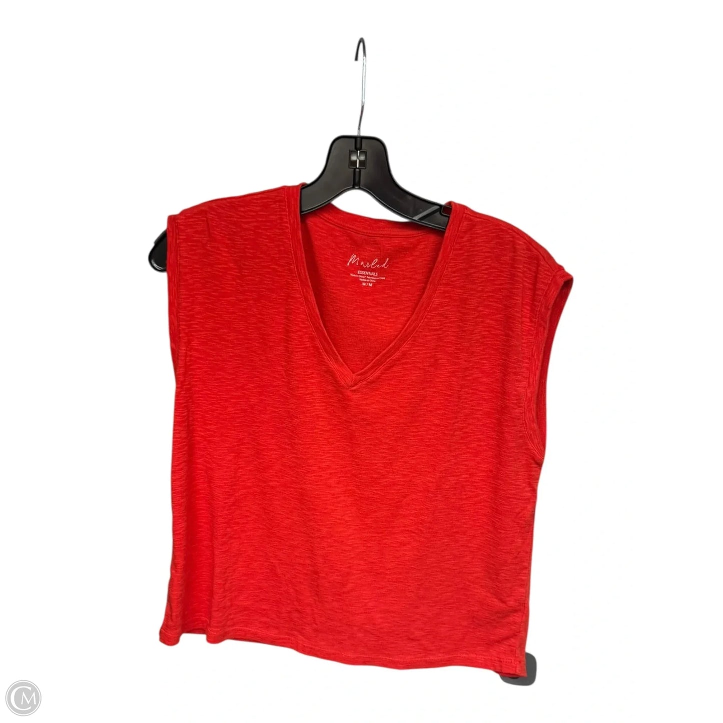 Top Sleeveless By Marled In Red, Size: M