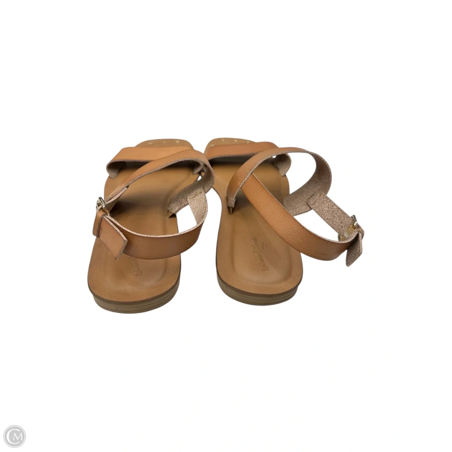 Sandals Flats By Universal Thread In Tan, Size: 11