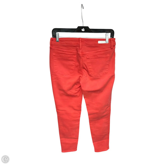 Jeans Skinny By Articles Of Society In Red Denim, Size: 26