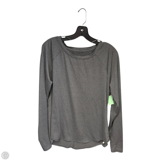 Athletic Top Long Sleeve Crewneck By All In Motion In Grey, Size: Xl