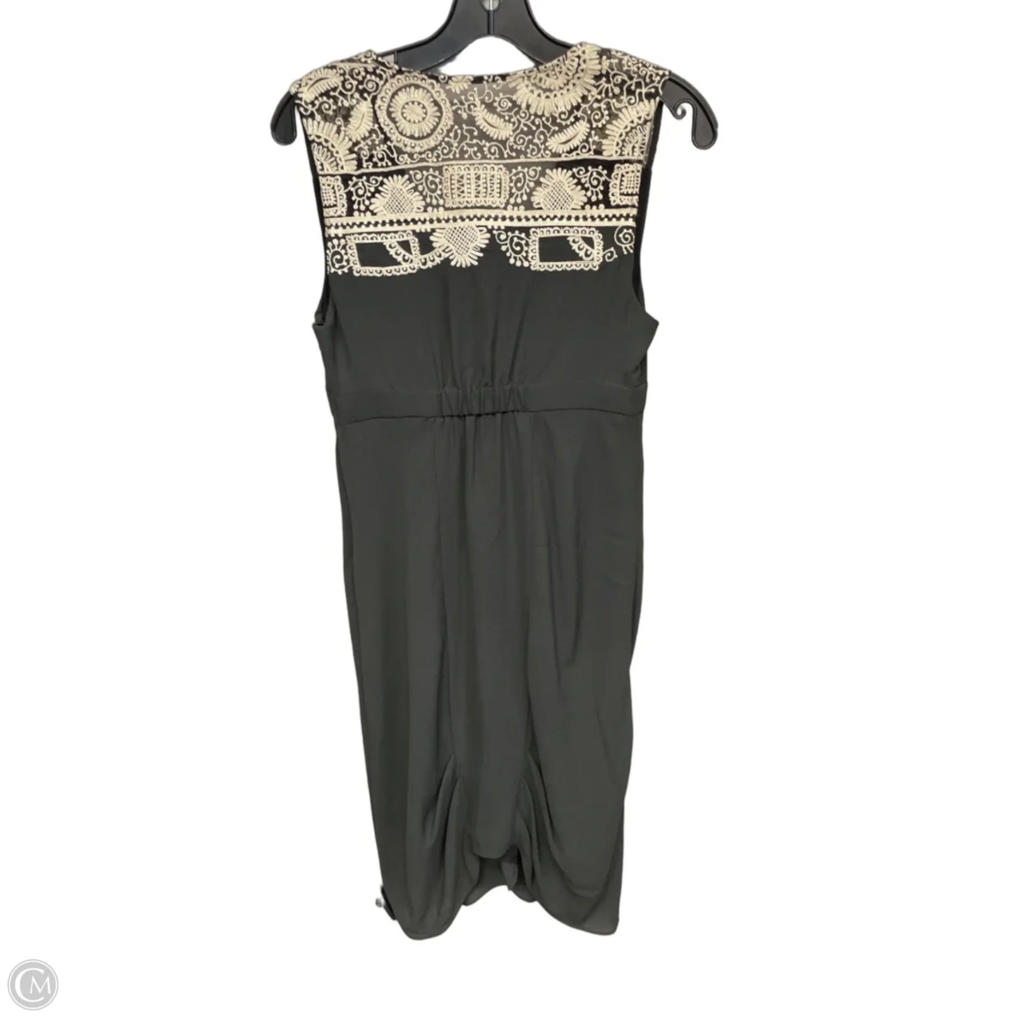 Dress Party Midi By Meadow Rue In Black & Cream, Size: 2