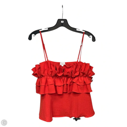 Top Sleeveless By Sienna Sky In Red, Size: M