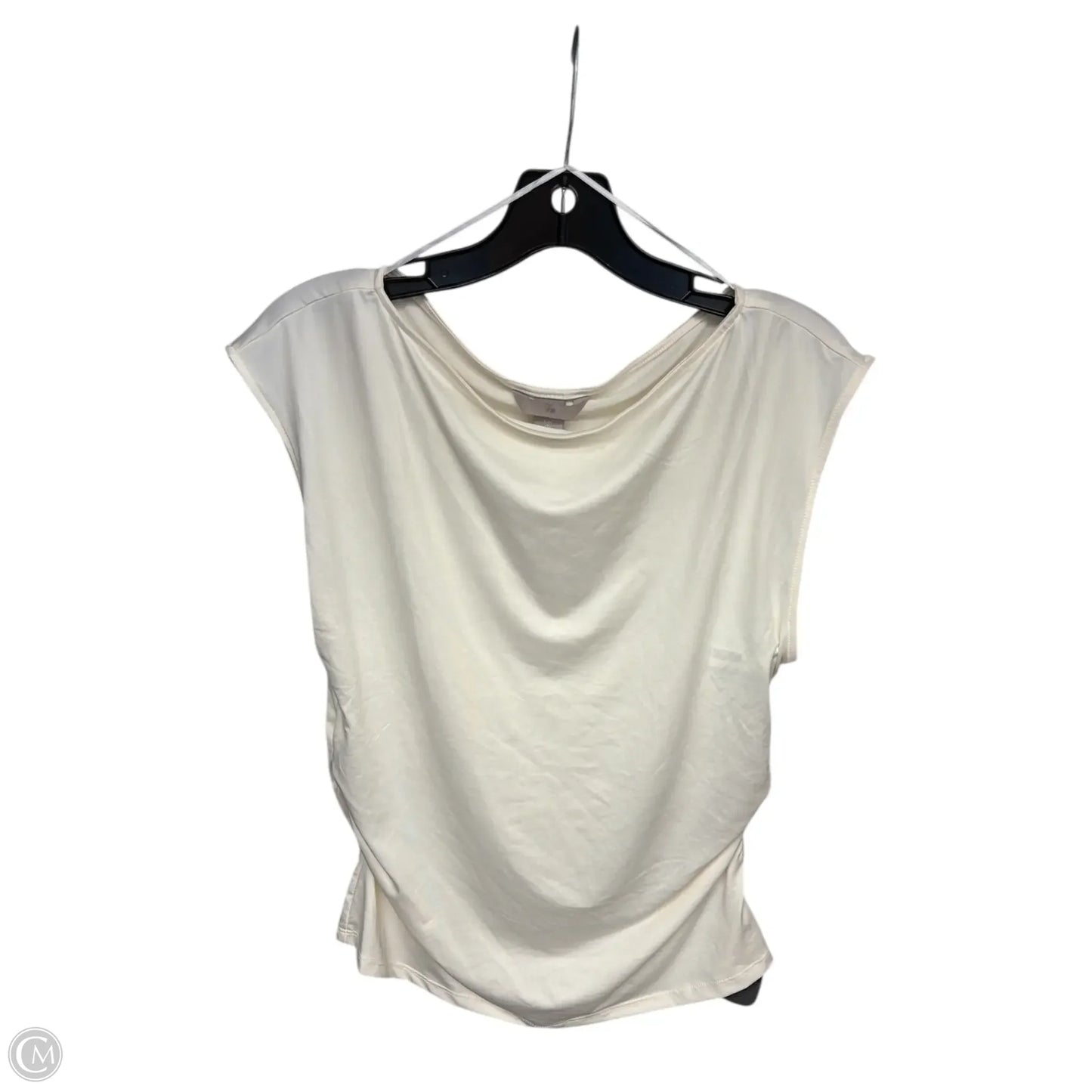Top Sleeveless Basic By H&m In Cream, Size: L