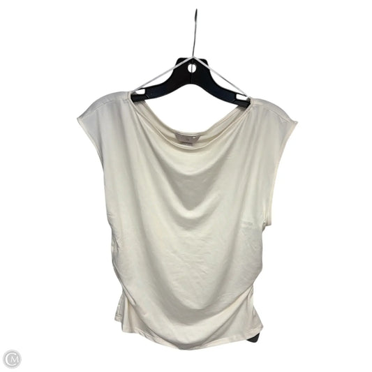 Top Sleeveless Basic By H&m In Cream, Size: L