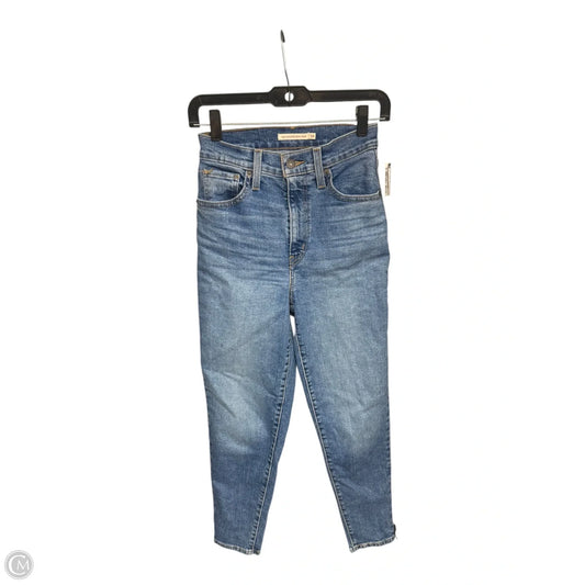 Jeans Skinny By Levis In Blue Denim, Size: 24