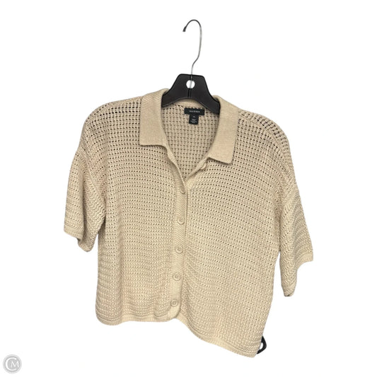 Top Short Sleeve By Halogen In Tan, Size: Xs