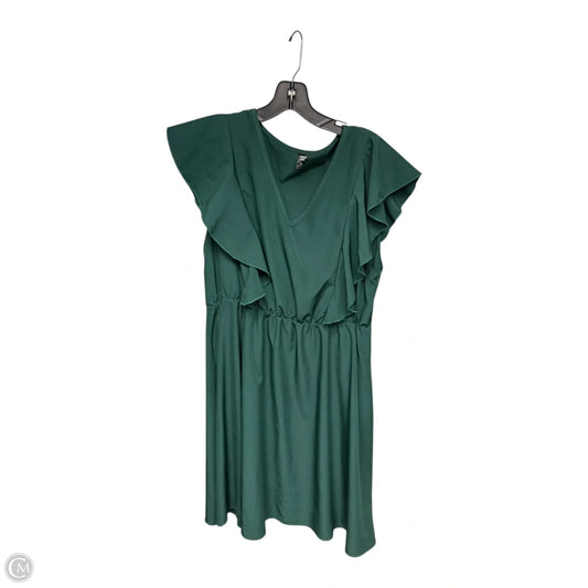 Dress Casual Midi By Shein In Green, Size: 1x