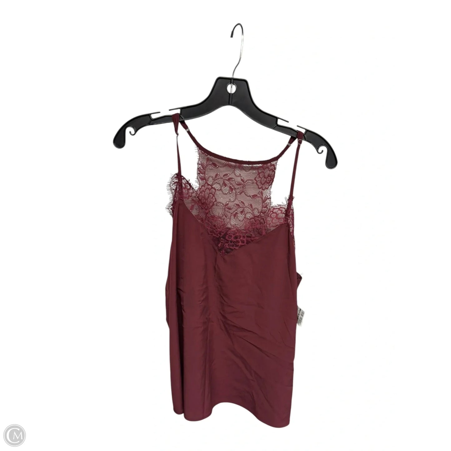 Top Cami By Clothes Mentor In Maroon, Size: S