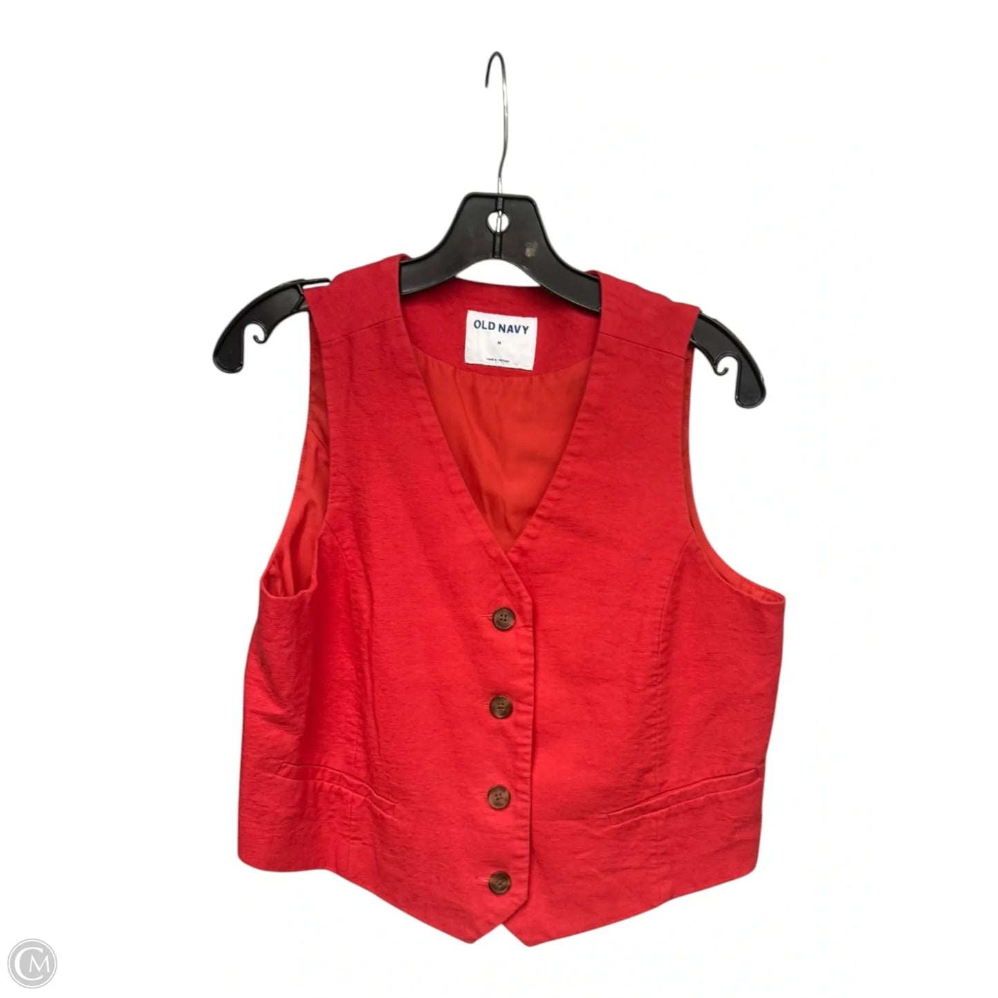 Top Sleeveless By Old Navy In Red, Size: M