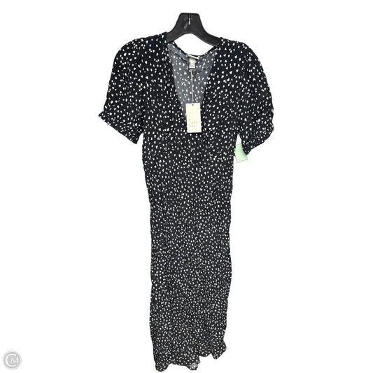 Dress Casual Maxi By A New Day In Polkadot Pattern, Size: S