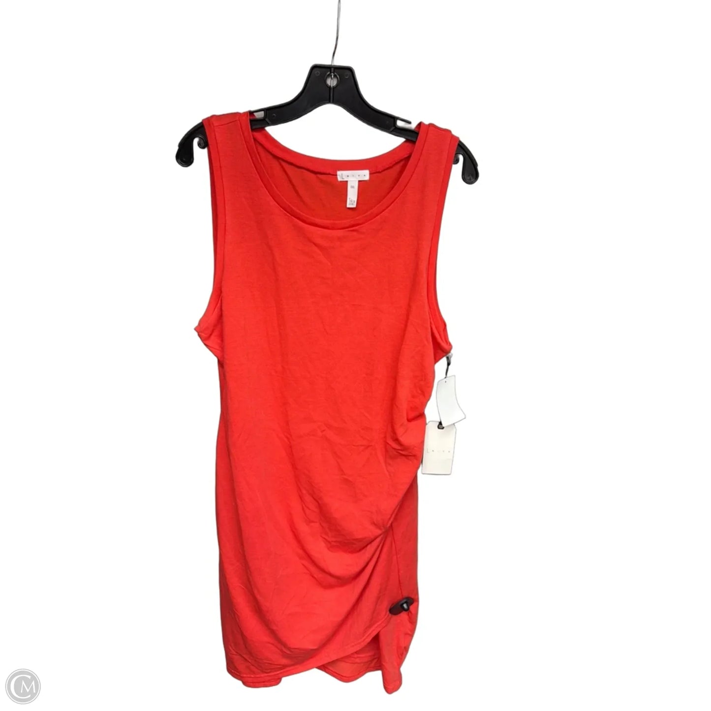 Dress Casual Midi By Leith In Orange, Size: Xxl