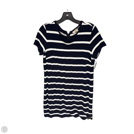Dress Casual Midi By Loft In Striped Pattern, Size: M