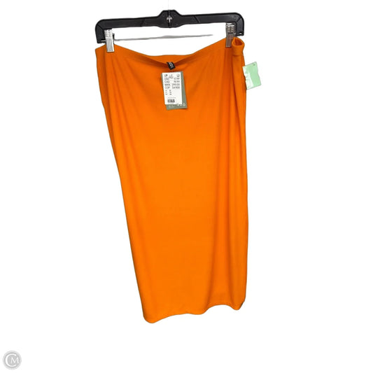 Skirt Maxi By Divided In Orange, Size: Xl