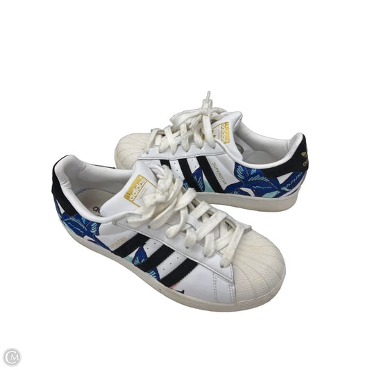 Shoes Athletic By Adidas In Blue & White, Size: 7