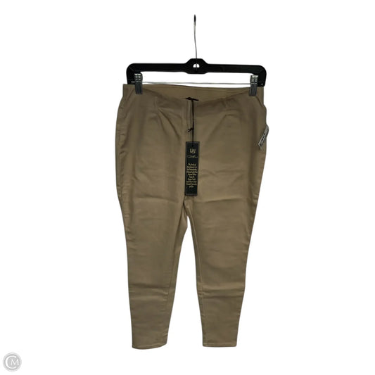 Pants Leggings By Dg2 In Tan, Size: Sp