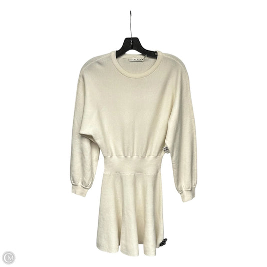 Dress Designer By Alice + Olivia In Cream, Size: Xs
