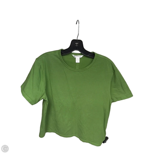 Top Short Sleeve By Athleta In Green, Size: M