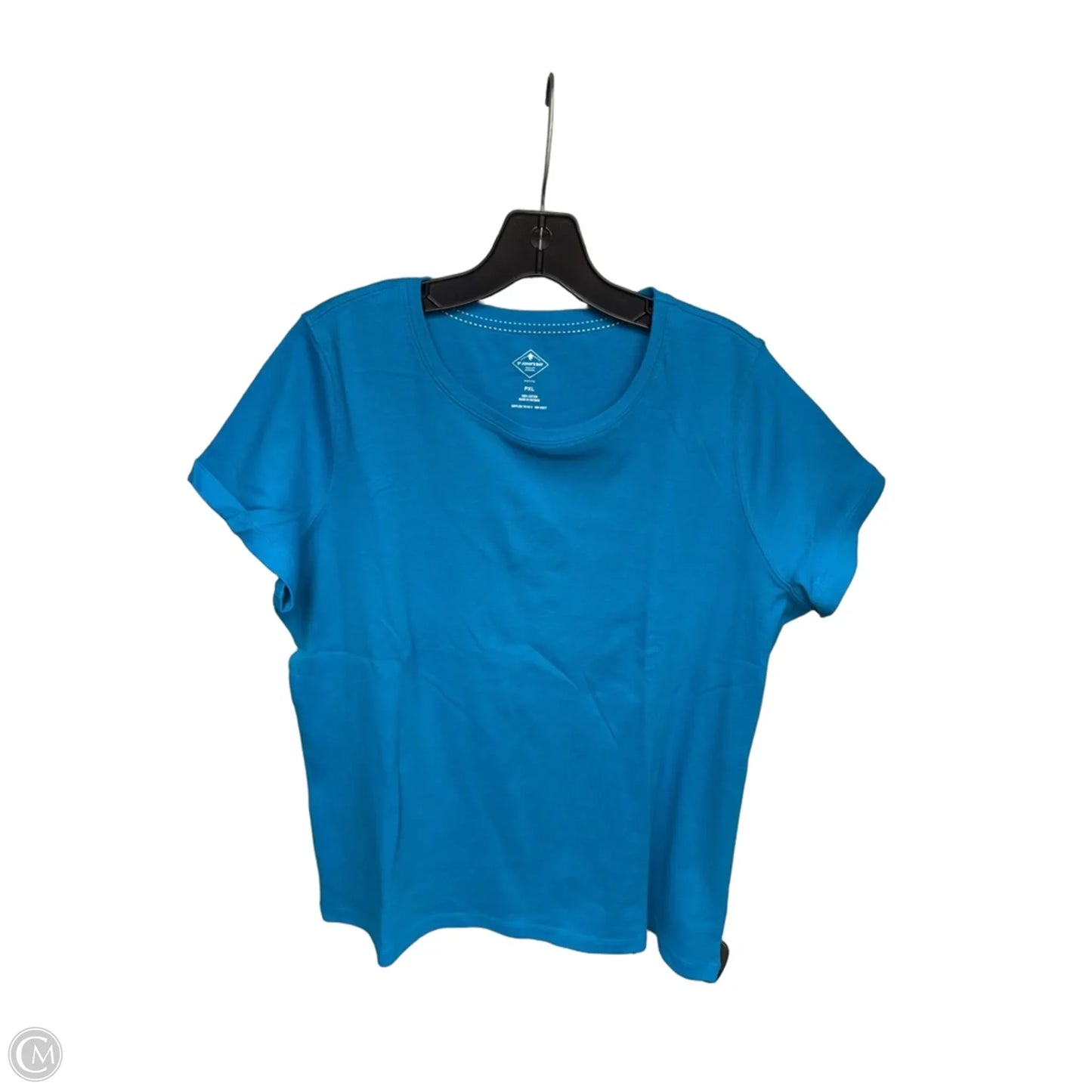 Top Short Sleeve Basic By St Johns Bay In Blue, Size: Xlp