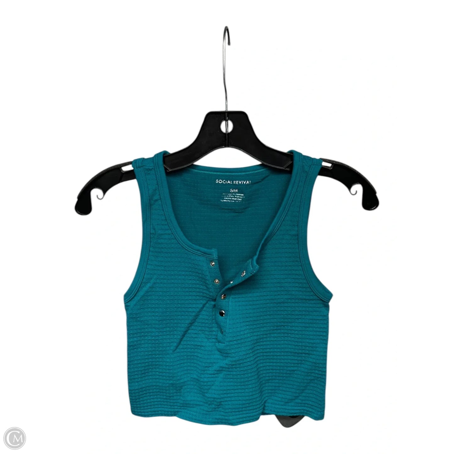 Tank Top By Clothes Mentor In Teal, Size: S