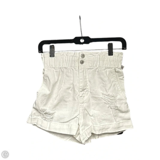Shorts By Love Tree In White Denim, Size: S